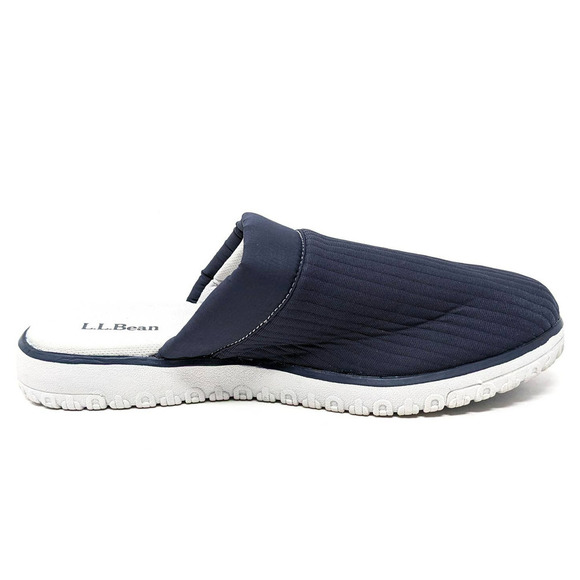 LL Bean Shoes Womens 10 Airlight Slipper Scuffs Navy Blue Slip On Flats - Picture 2 of 9